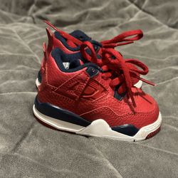 Red Jordans 4C