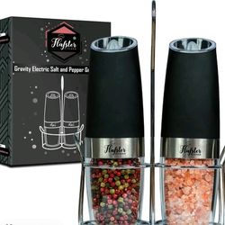Gravity Electric Salt & Pepper Grinder Set