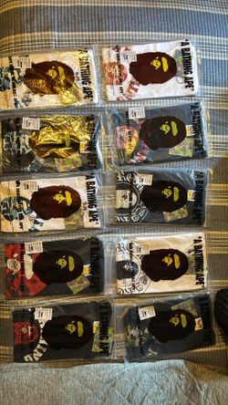 Bape shirts size Small