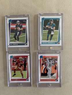 Trevor Lawrence, Jamar Chase, Trey Lance, Mac Jones Rookie Cards