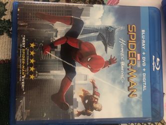 Spider-Man Homecoming blu ray and dvd