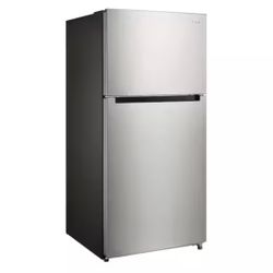 18.1 cu. ft. Top Freezer Fridge, Stainless Steel, Fingerprint Resistant, Garage Ready