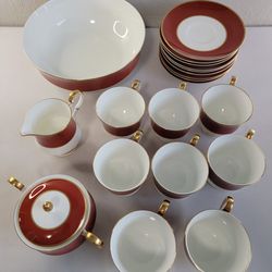 Lot of 20 Vintage Collectible Bone China Mikasa Egyptian Terracota A6850 Plates