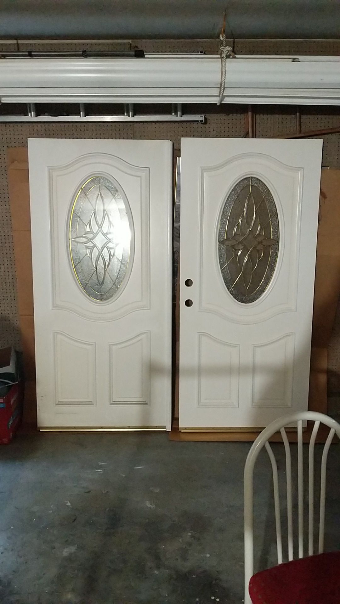 Dual front doors