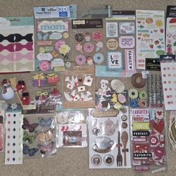 NEW Scrapebooking, Craft Stickers/Embellishments 