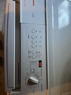 Bosch Nexxt 500 series washer