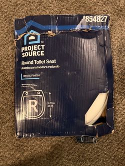 Project Source Round Toilet Seat White