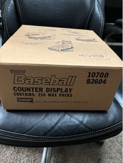 1989 Donruss Baseball 216 pack box