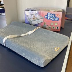 Playpen And Changing Table Pad With Cover