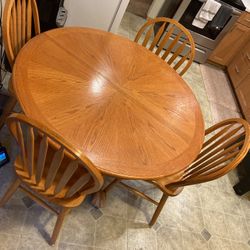Wooden Dining Room Set