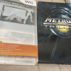 Metroid Prime Trilogy Steelbook for Nintendo Wii - Details In Description