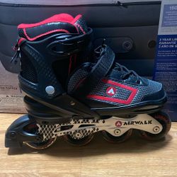 Airwalk Skates Inline Red/black Adjustable Sizes 8-9 ( I think) 