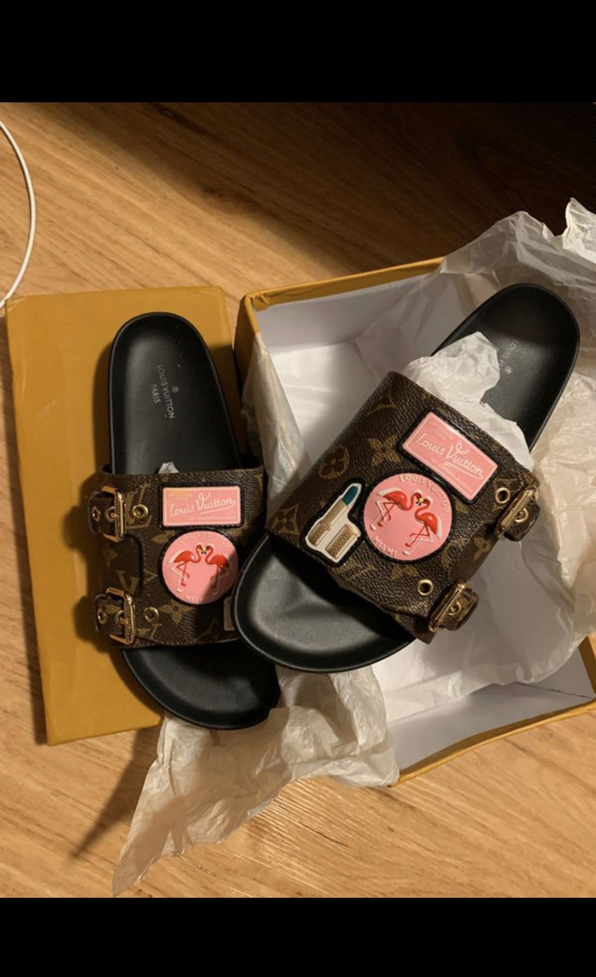 Louis Vuitton slides