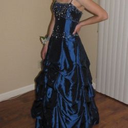 Blue Sapphire Prom Dress Size 5/6