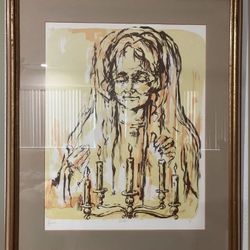 Hamer Signed 'Bubba' Colored Lithograph w/COA