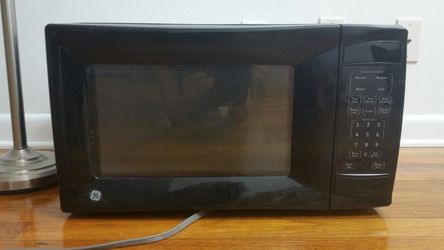 GE. Black Microwave