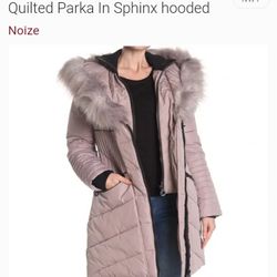 Noize Canada mauve M parka New