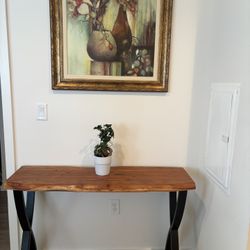 Accent Tables + Sandy Clark Painting 