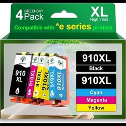 910XL Ink Cartridges Replacement for HP 910xl Ink Cartridges Combo Pack