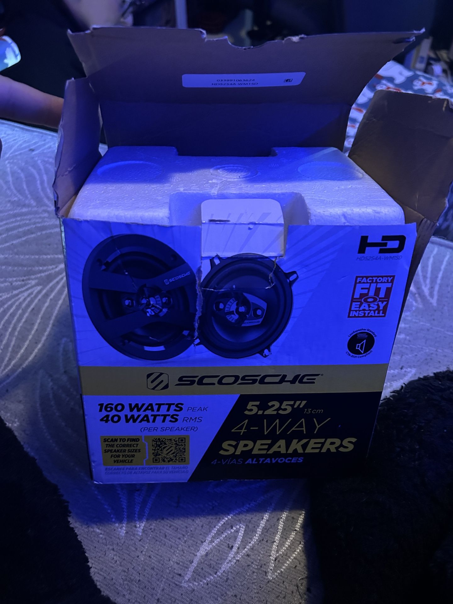 Scosche 5.25’’ 13cm 4-way speakers