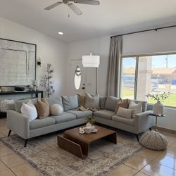 Gray Sectional sofa