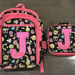 JUSTICE BOOK-BAG AND MATCHING LUNCH-BOX