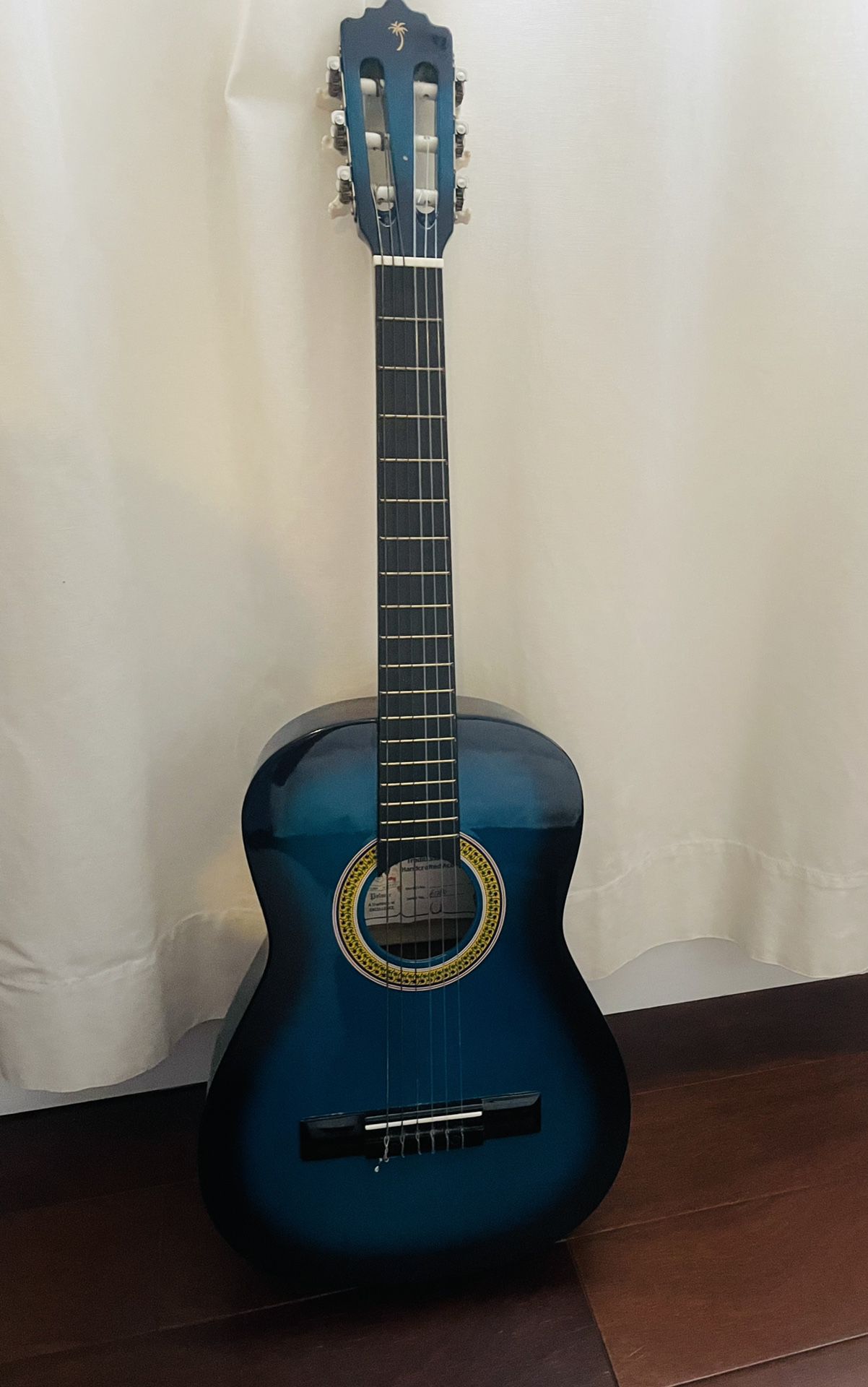 Palmer Traditional Handcrafted Blue Guitar