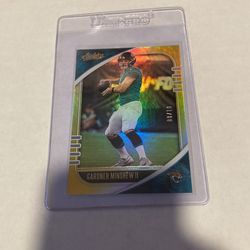 2020 Absolute GARDNER MINSHEW Gold parallel 08/10