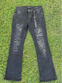 Purple jeans