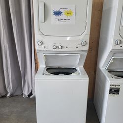 🇮🇪St Patrick's Sale! GE Full Size Washer Dryer Electric Stack-Warranty Included