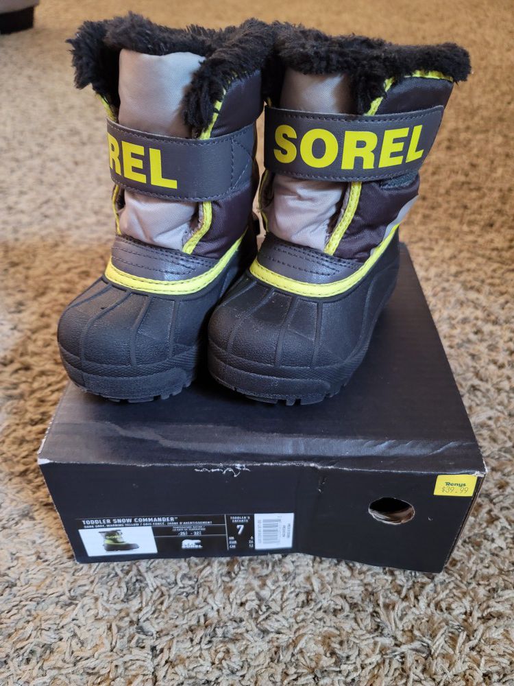 Toddler Boys SOREL Snow Boots size 7