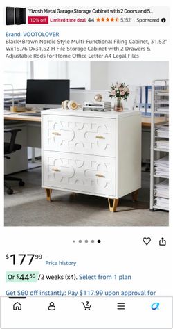 White storage cabinet brand new