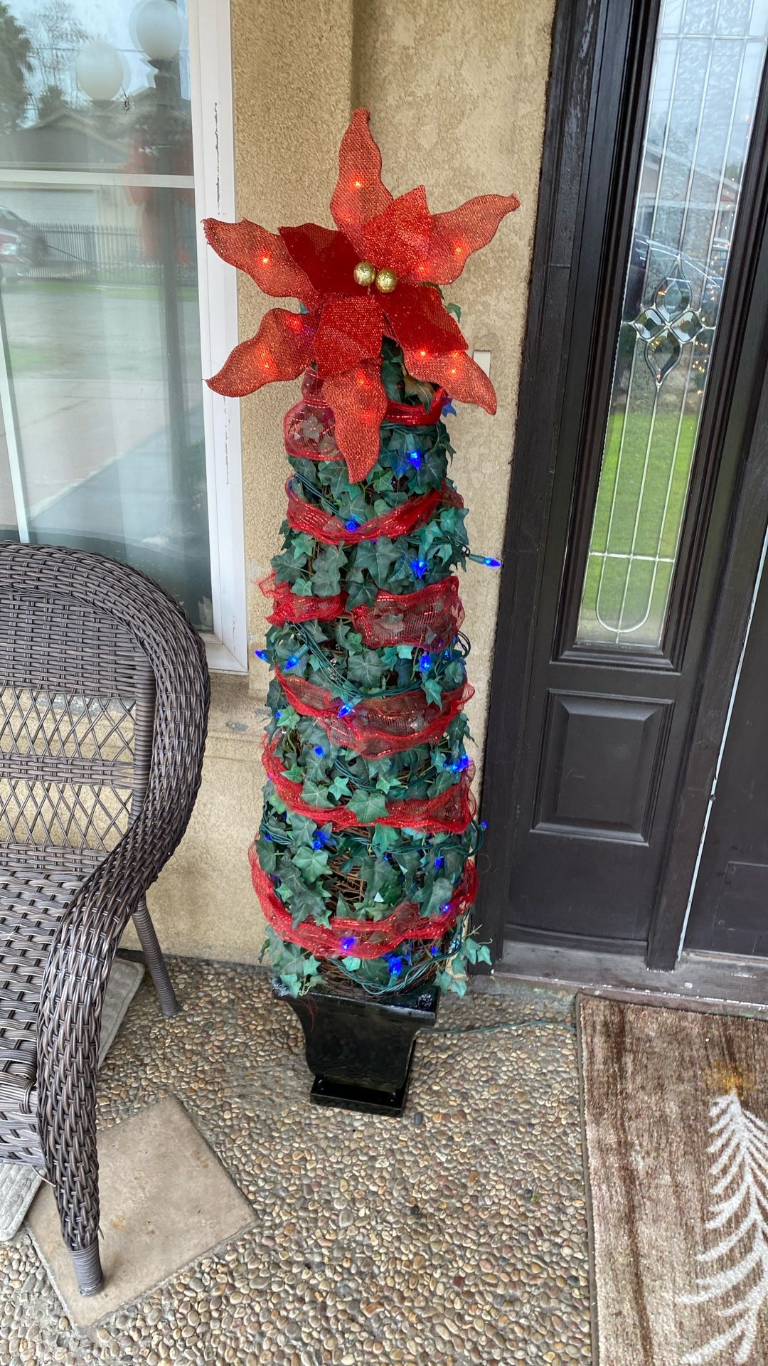 Outdoor/ Indoor Lighted Artificial Tree