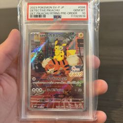 Detective Pikachu PSA10