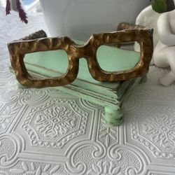 Gold Metal Decorative Glasses