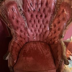 ✨ Stunning Pink French Antique Furniture Set ✨