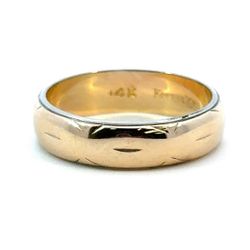 Woman’s Ladies 14k Yellow Gold Wedding Band Ring Size 7 GP3106895