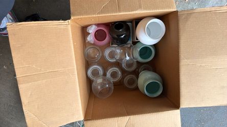 Mixed Lot of Glass and Ceramic Jars