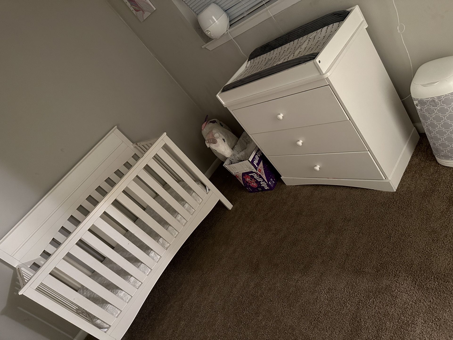 Crib Changing Table Set
