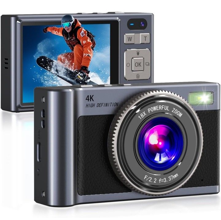 4K Camara de Fotos with 64GB Card