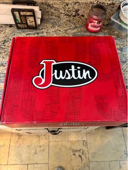 Justin Boots Handler Brown Water Buffalo Style #SE4824