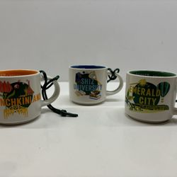 Wicked Starbucks Espresso Collectors Ornament Cups