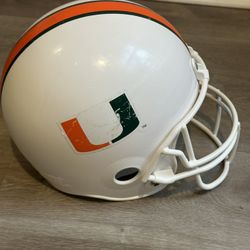 Miami Hurricanes Great Party Prop Tailgate Or  Franklin Kids Play Helmet
