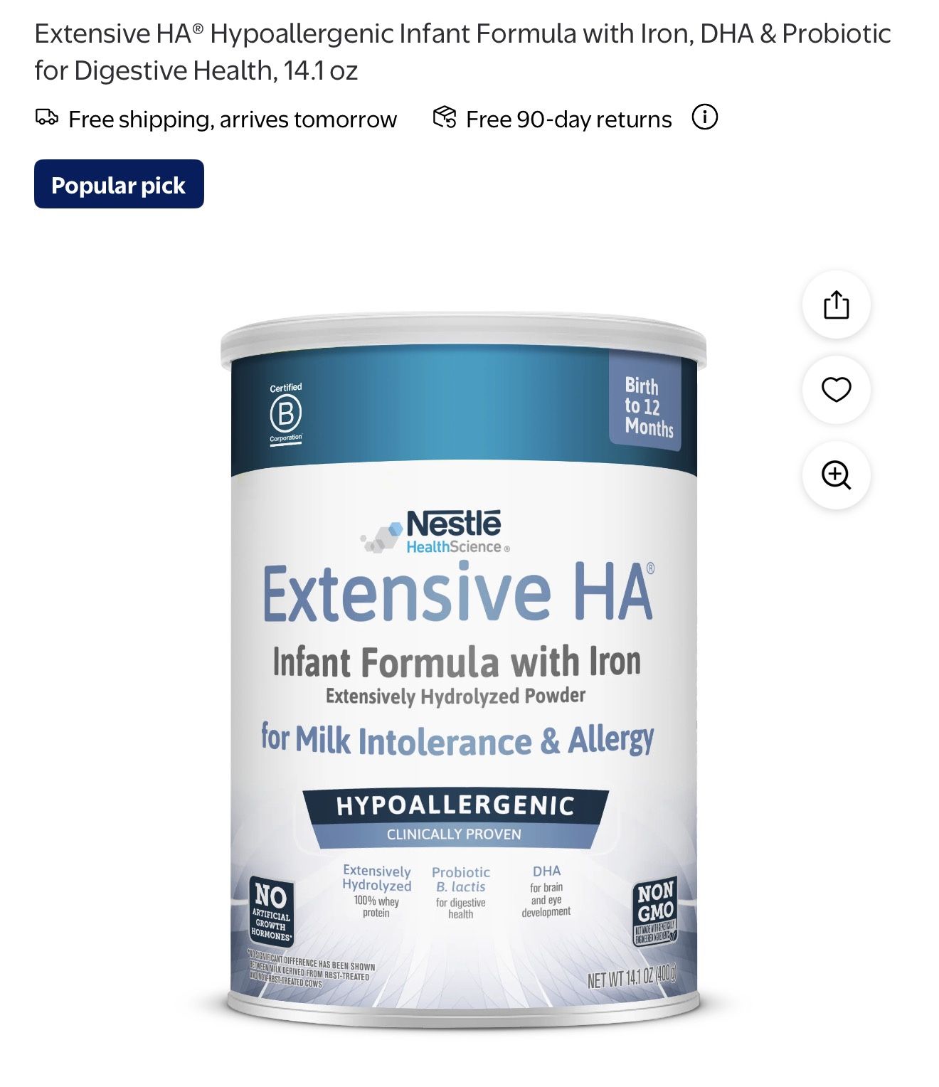 Extensive Ha Infant Formula 13 Cans