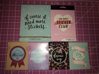 NEW bundle of 6 planner mini sticker books from Michael’s