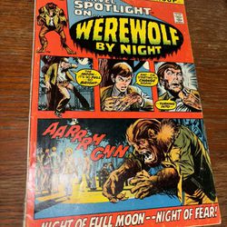 Marvel Spotlight 2 1st App Werewolf By Night! Vintage Horror Comics KEY!