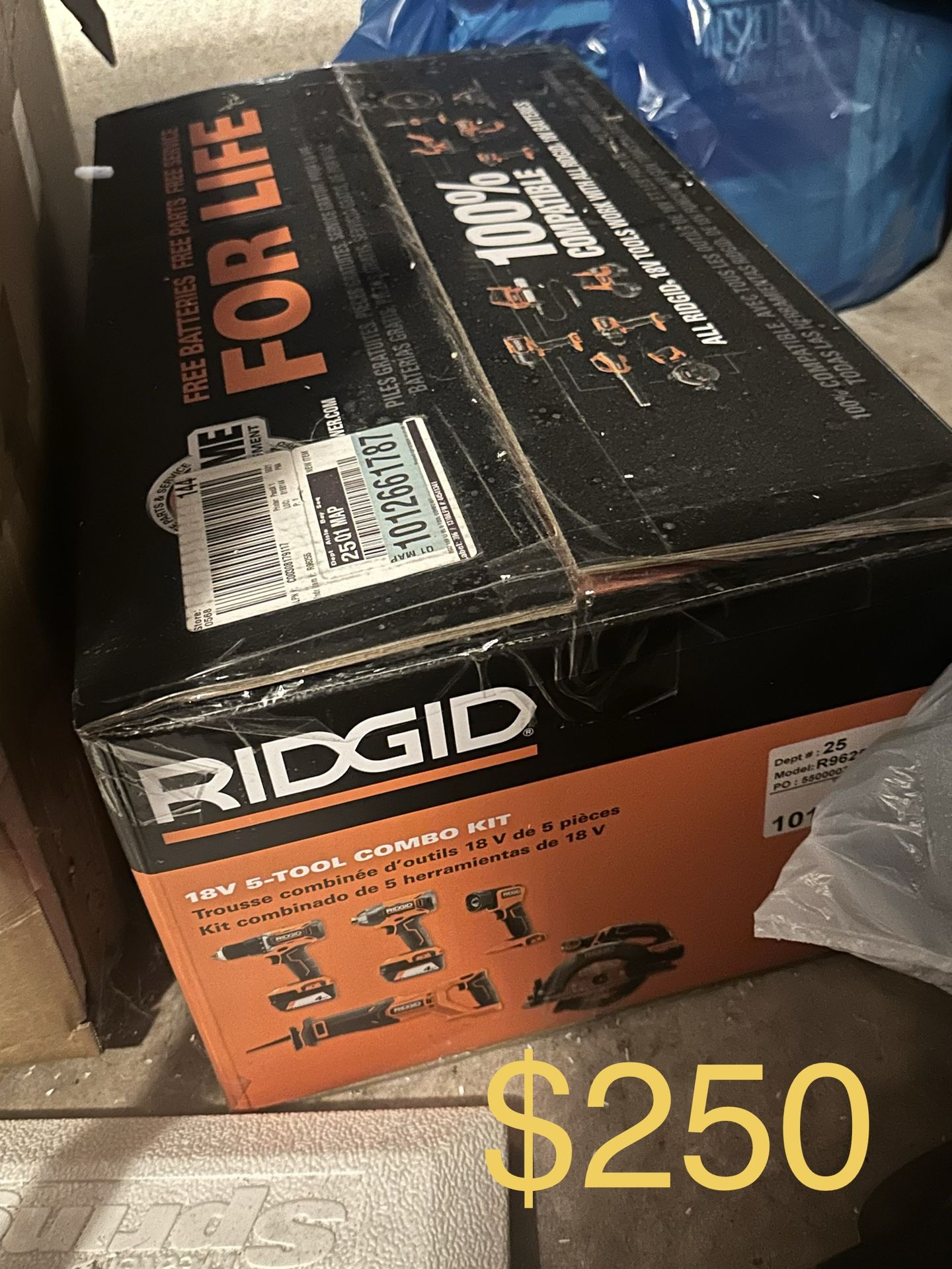 Rigid 5 Combo Tool Set