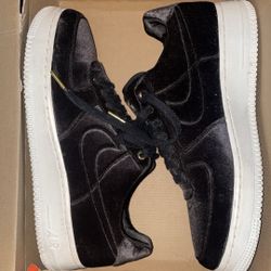 Black Velvet Nike AF1  — Size 10