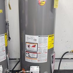50 GALLONS GAS WATER HEATER 6 MONTHS WARRANTY GARANTIA POR ESCRITO 