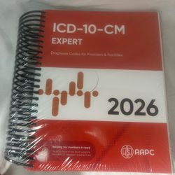 ICD-10-CM Code Book 2026 Spiral-bound